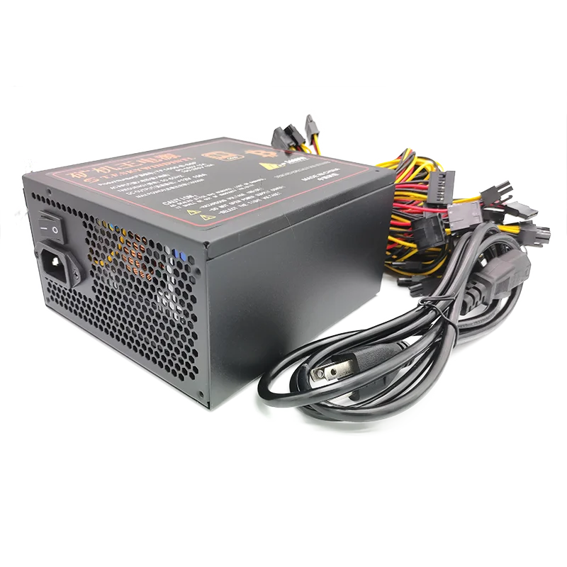 Preise 20 + 4 Pin Stille Noise Reduktion Miner/PC GPU ATX 1600W Netzteil Gold Entwickelt Für UNS Spannung 110V 220V 1600w Bergbau ETH