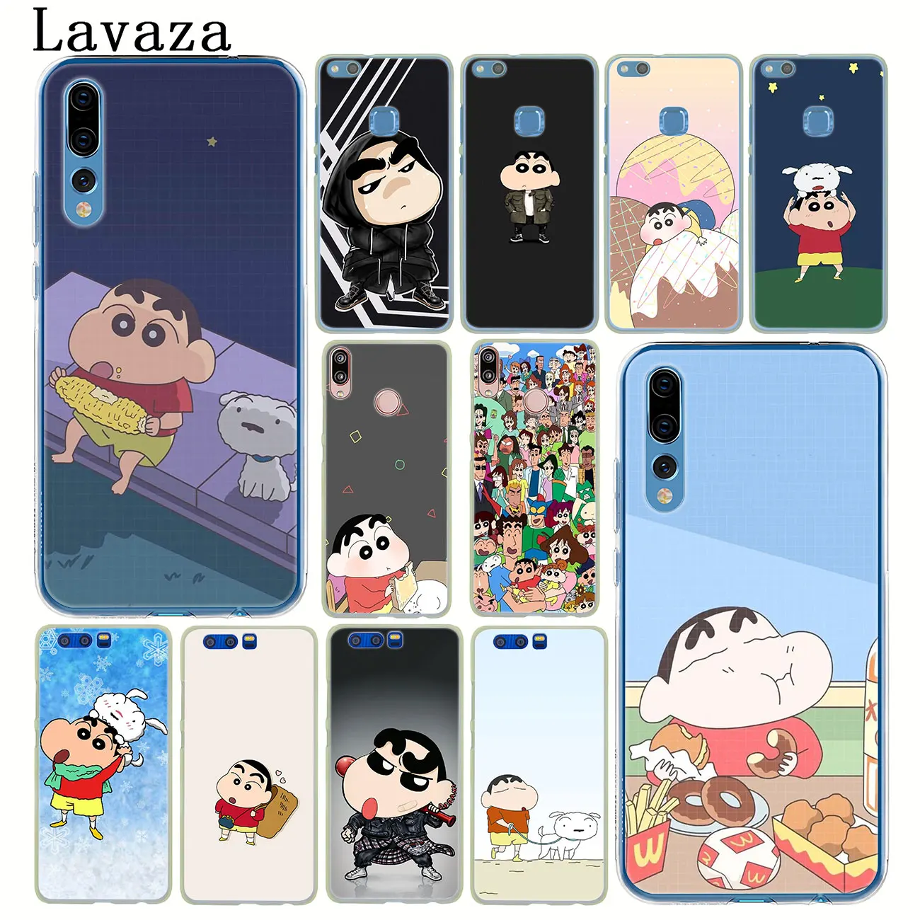 Чехол для телефона Lavaza crayou shin chan huawei P30 P20 Pro P10 P9 Plus P8 Lite Mini 2016 2017 P smart Z 2019 | Мобильные