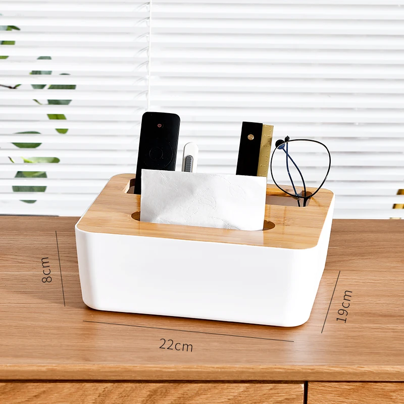 

Paper Box Desktop Tissue Box Home Living Room Creative Nordic Tissue Box Storage Simple Cute Luxury Caja Madera Kitchen Storage