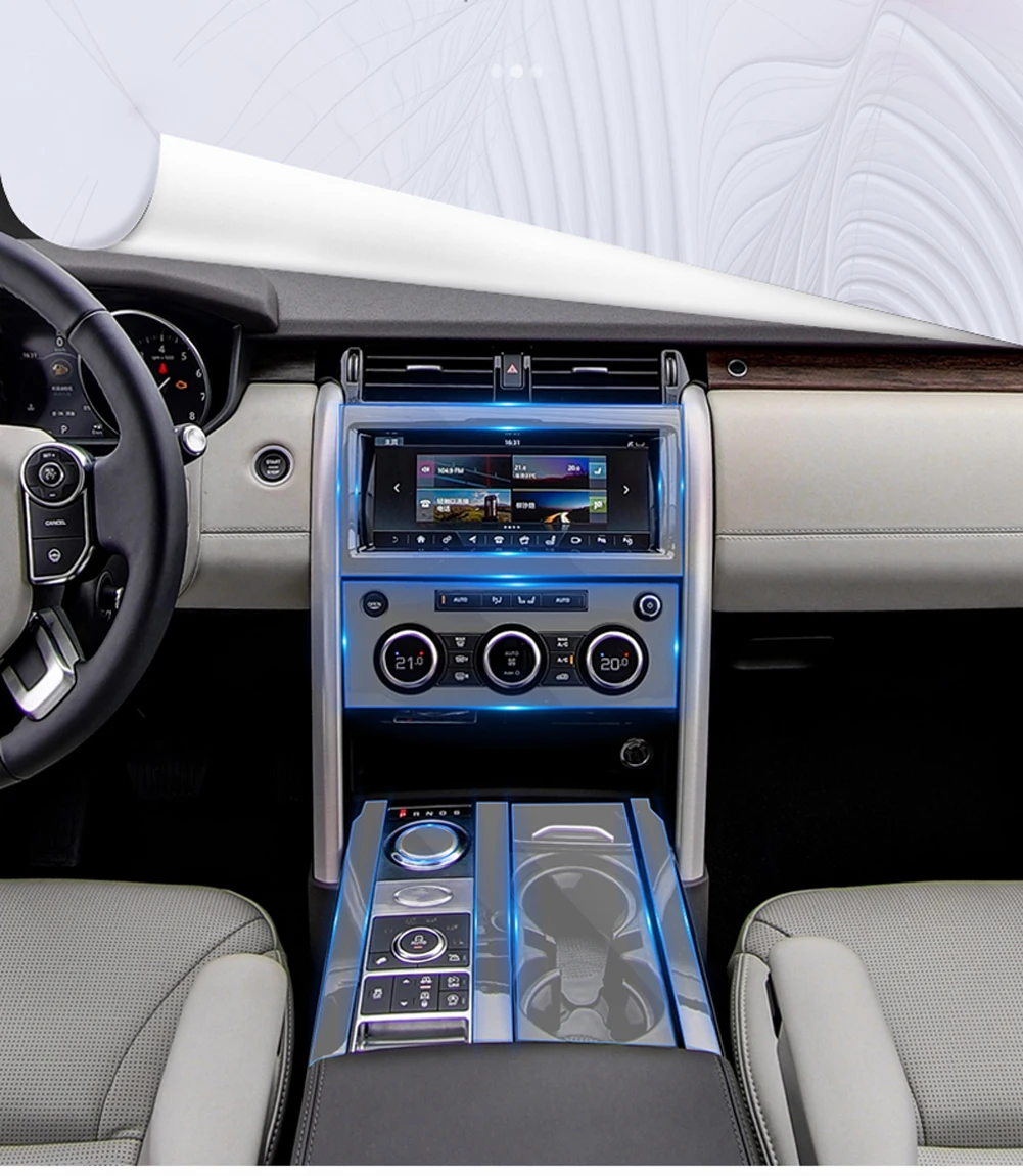 Для Land Rover Дискавери 5 4 L462 LR5 LR4 Дискавери Спорт автомобиль центральная консоль Шестерня пленка Центральная AC навигация протектор ТПУ пленка