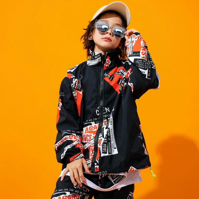 Children'S Street Dance Costumes Hip Hop Clothing Boys Jazz Dance Costumes Performance Stage Wear Girls Tide Clothes DQS2979