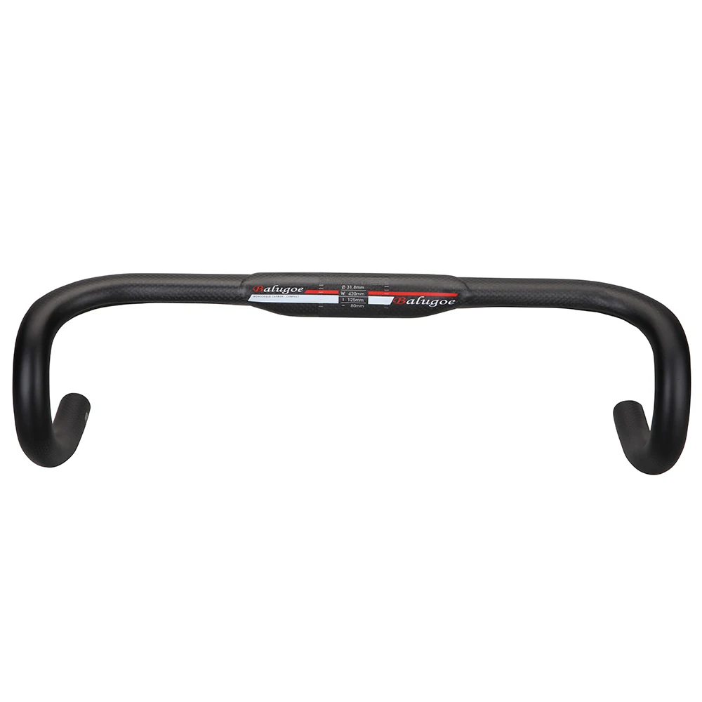 Дешево Велосипедный изогнутый руль, руль из углеродного волокна, руль для дорожного велосипеда, руль для гоночного велосипеда