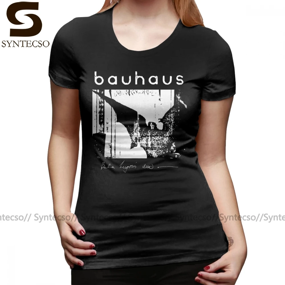 Футболка Sister Bauhaus с крыльями летучей мыши Bela Lugosi S Dead серая женская футболка