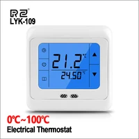 rz digital touch screen thermostat regulator weekly programmable room floor heating thermostat home temperature controller 16a
