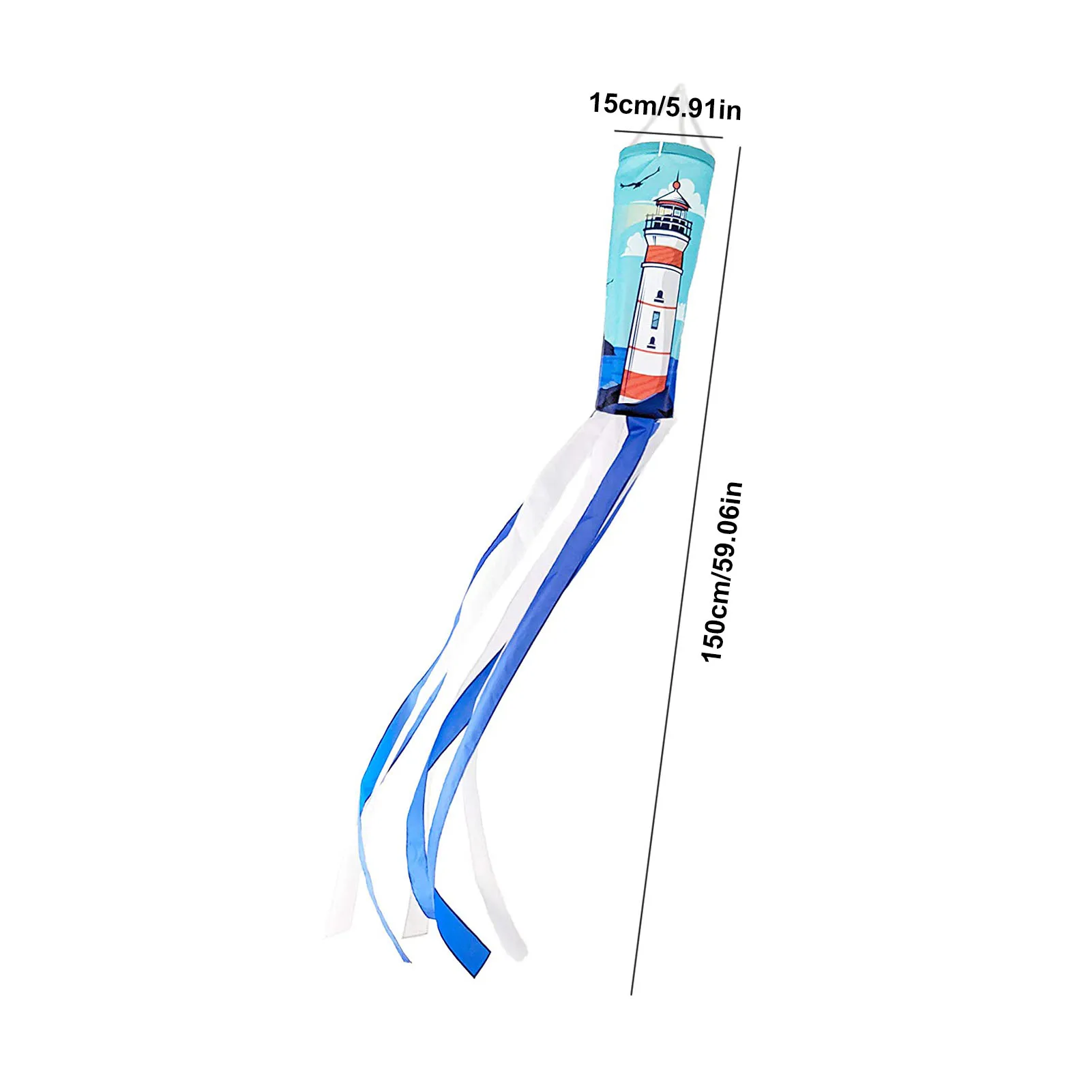 

Reflective Windsock Japanese Carp Spray Windsock Streamer All Weather Measurement Home Vane Windsock Indicator Aviation Monitor