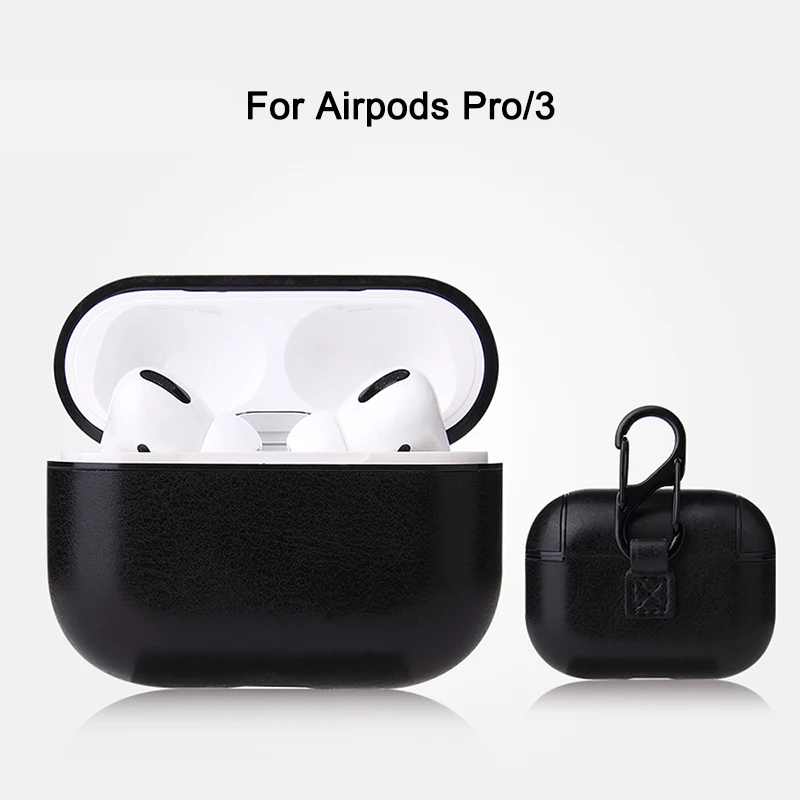 Отличный кожаный чехол для Apple Airpods Pro correa 3 2 1 противоударный Air pods защитный