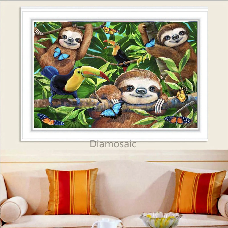 Алмазная 5D картина из страз сделай сам полноформатная круглая квадратная