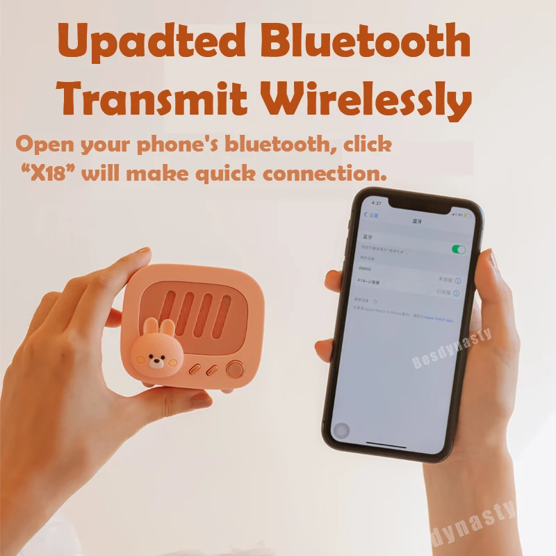 Новый милый Домашний Мини Портативный беспроводной Bluetooth динамик s стерео бас HIFI