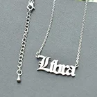 Ожерелье со знаками Зодиака, колье со знаками Зодиака, весы, Телец, дева, драгоценные камни, Стрелец, ожерелье с созвездиями Водолей