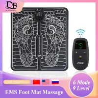 foldable ems foot mat electrical muscle stimulation massage feet for muscle contraction relax relieve ache pain health care usb