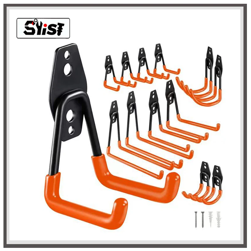 Hanger Wall Mount Anti-slip Storage Hook For Bike Garden Tool