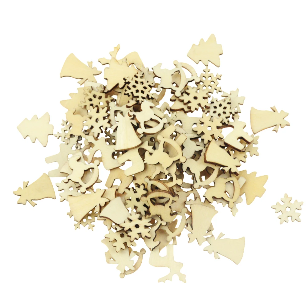 100 шт. деревянные пуговицы для шитья и скрапбукинга|Пуговицы| |