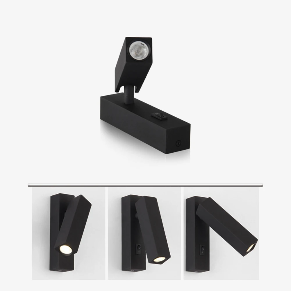 3W светодиодный настенный светильник для чтения теплый белый спальня кабинет