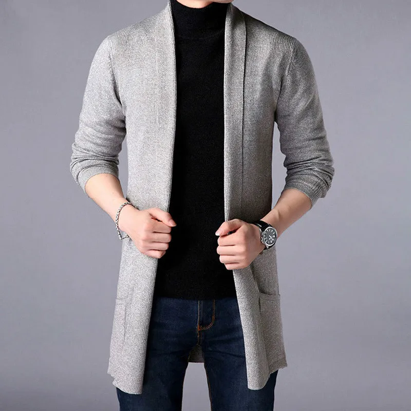 DIMI Sweater Slim Fitted Warm Clothing Men's Sweaters New Autumn Casual Solid Knitted Male Cardigan Designer Homme