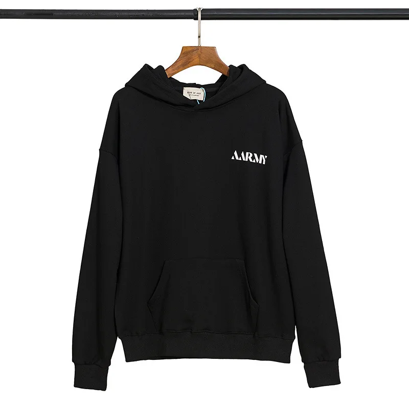 

New men's feel of God fashion brand black letter printed hooded sweater in autumn 2021