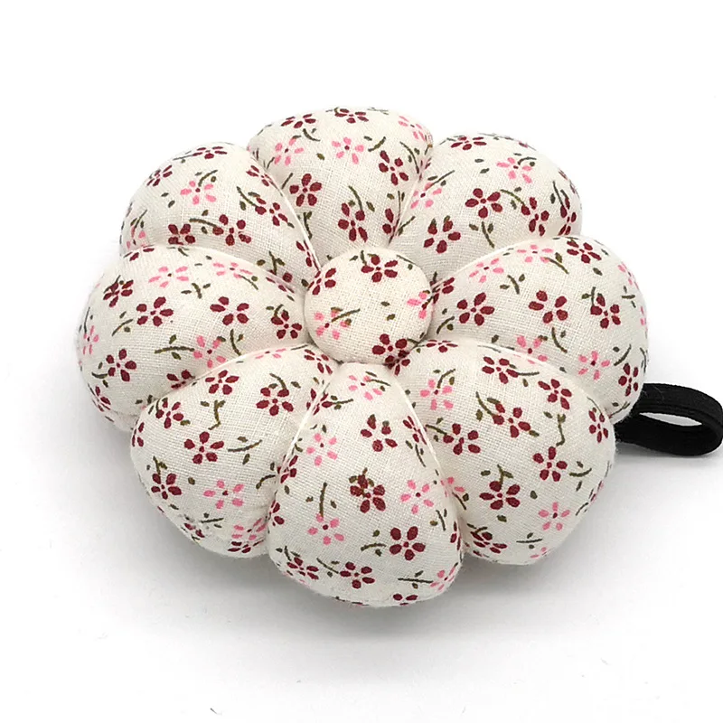 

PEAKZONE 1pcs Pin Cushions Handcraft Tool For Cross Stitch Sewing Home Sewing Tools Pumpkin Cushions With Elastic Wrist Band