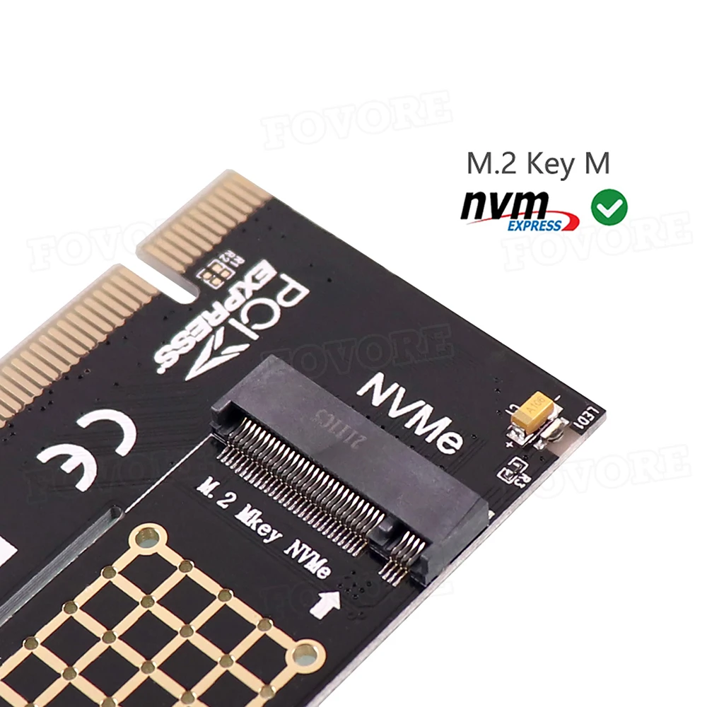 адаптер m2 m key nvme ssd pcie m 2 2230 2242 2260 2280 pci e 30 поддержк