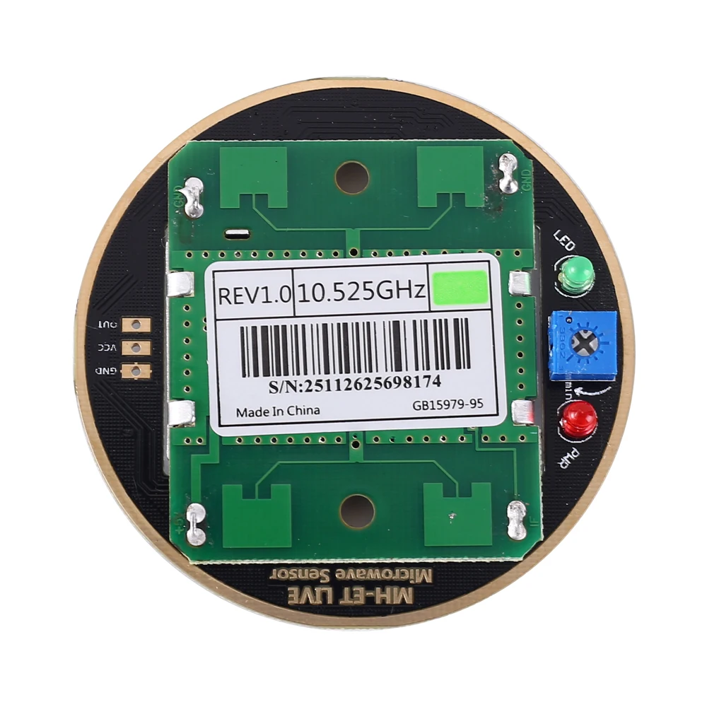 5pcs HB100 Microwave module Microwave Motion Sensor 10.525GHz for Doppler wireless X band radar detector probe sensor module