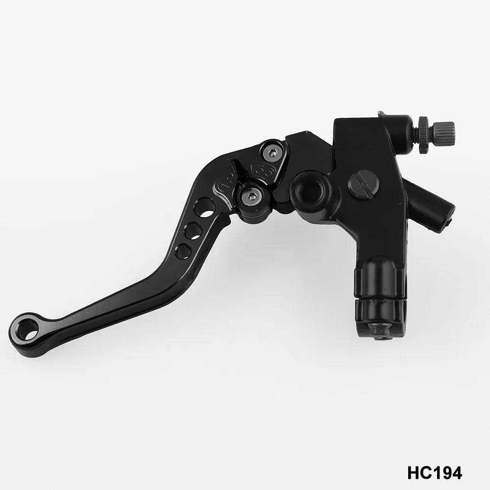 

Pair 7/8'' 22mm CNC Universal Motorcycle Brake Clutch Master Cylinder Lever Cable Clutch Fluid Reservoir