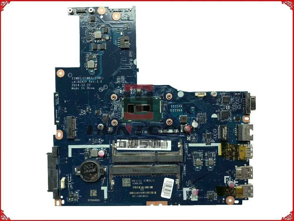FRU:5B20H32831 для Lenovo B50-80 материнская плата ноутбука ZIWB2/ZIWB3/ziwe1LA-B092P SR23Y I5-5200U DDR3L 100%