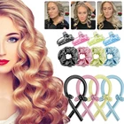 Не нагревается локоны ленты бигуди мягкий комплект для сна повязка на голову Heatless щипцы стержень повязка для волос щипцы для завивки волос инструменты для самостоятельной укладки волос