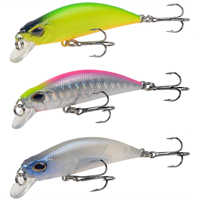 Медленно Тонущая приманка в виде гольяна 1 шт. 5 см искусственная жесткая воблеры