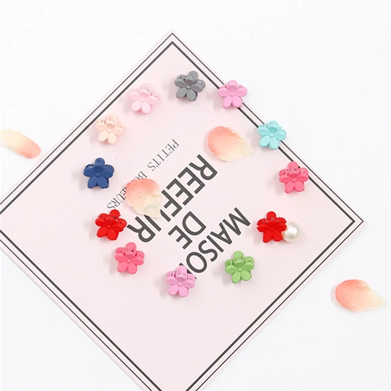 Заколки для волос с цветами сливы 10 шт.|Аксессуары девочек| |