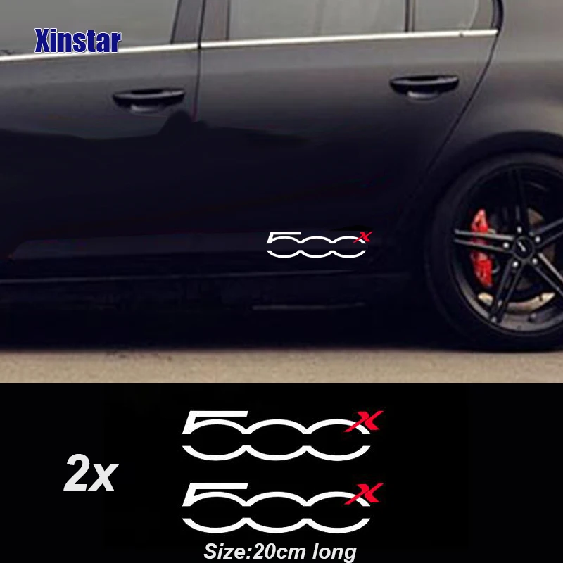 Наклейки на боковые кузова автомобиля fiat 500x 2 шт. | Автомобили и мотоциклы