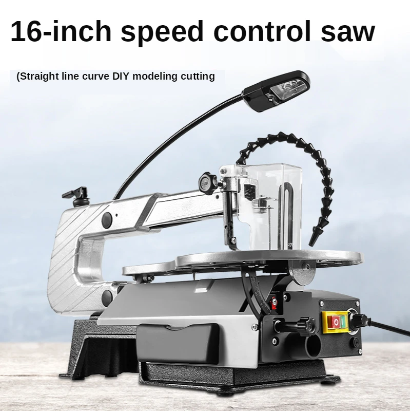 

Woodworking Table saw Soft Metal Carved Wooden Bed Garland Saw Power-Driven Mini Power Saws Speed Governing Electric Jig Saw