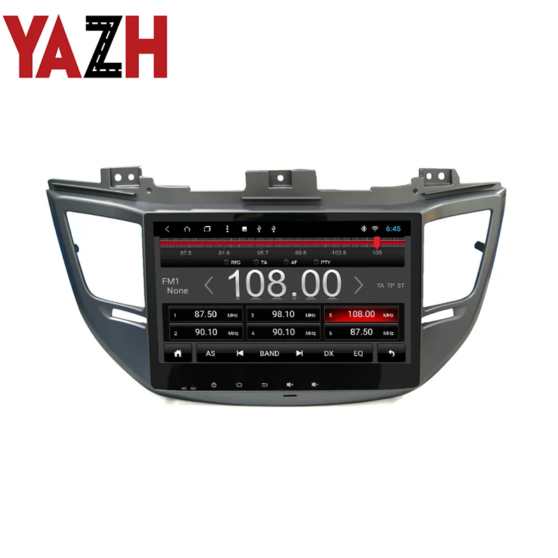 Автомагнитола YAZH 2 Din Android 9 0 для Hyundai IX35/Tucson 2017 с 10 1 дюймовым ISP дисплеем 1024*600 HD/Bluetooth