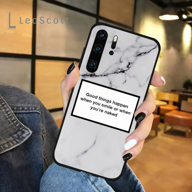 

marble0 Fashion Art cool Phone Case For Huawei honor Mate P 9 10 20 30 40 Pro 10i 7 8 a x Lite nova 5t