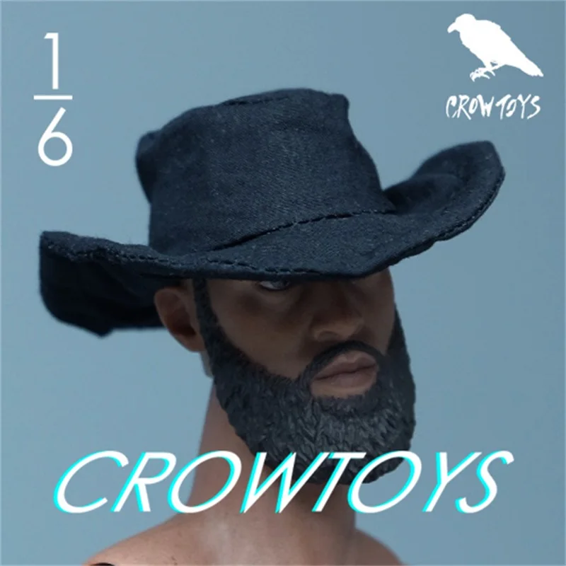 Для продажи 1/6th CROWTOYS Черная модель западной ковбойской шляпы может быть фигурной