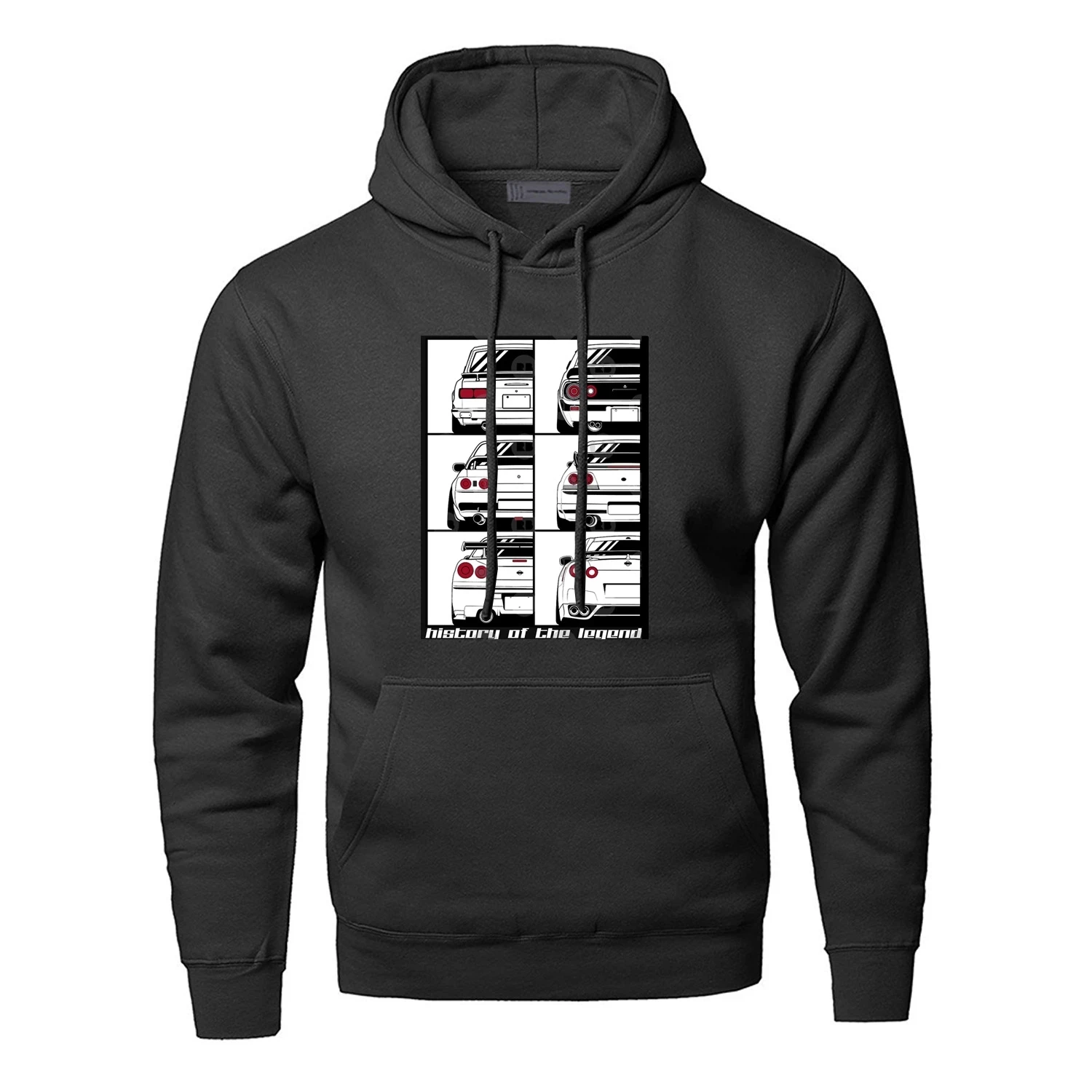 

Novelty GTR Car Hoodie Men's Cartoon Funny Skyline Graphic Hooded Sweatshirt Hoodie Streetwear Print Harajuku Sweatshirt