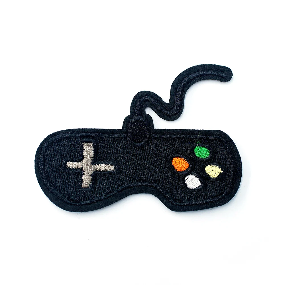 Размер игровой ручки: 5x7 2 см патч для одежды Приклеивание утюгом вышивка