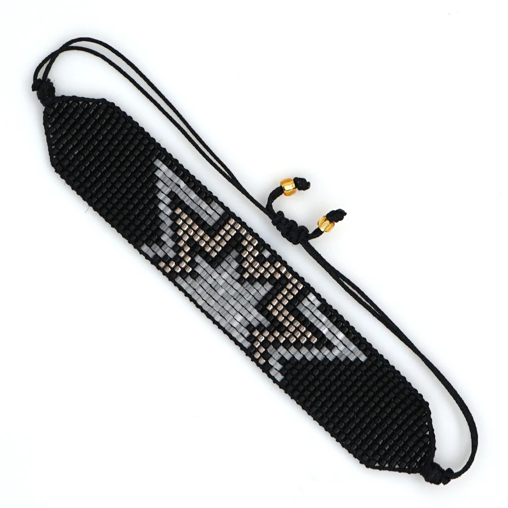 Go2boho MIYUKI сглаза браслеты мужские эмаль плитка бусины браслет для женские Украшения, Браслеты Mujer Moda Instagram горячая распродажа - Окраска металла: MI-B190569B