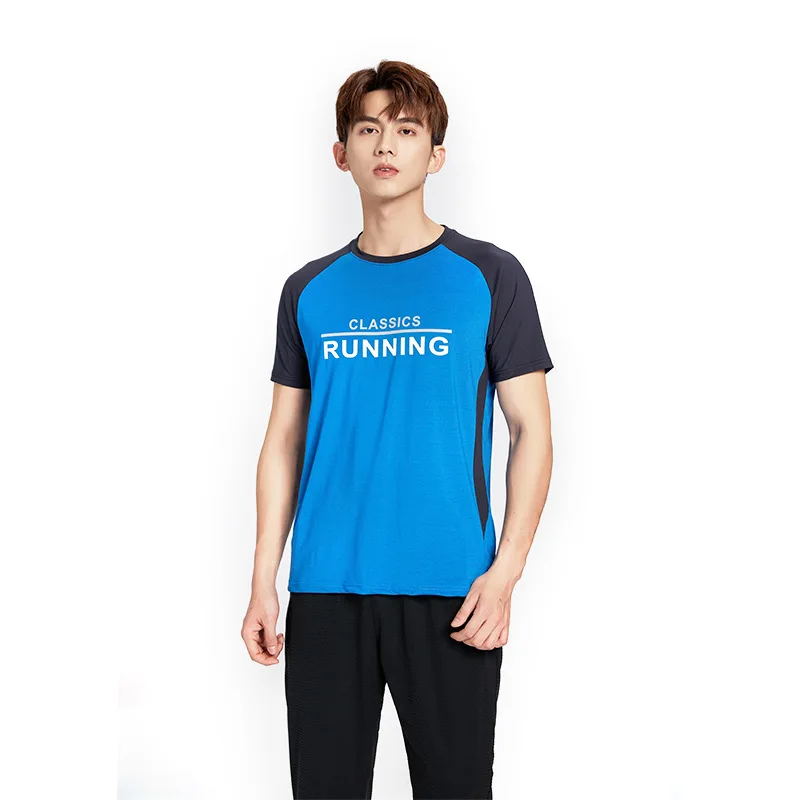 

Spring cotton running T - shirt loose urban leisure sleeve loose thin sports short sleeves