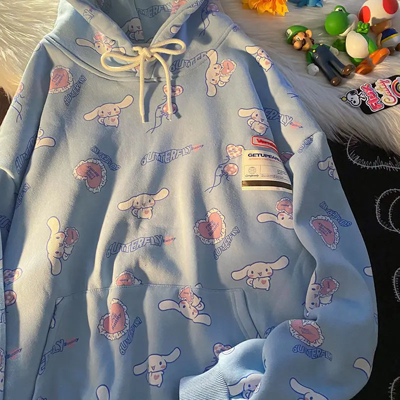 Свитшот женский в стиле Харадзюку уличная одежда Корейском для подростков худи с