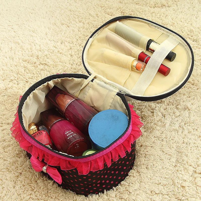 Косметичка оптовая продажа цилиндрическая сжимаемая Водонепроницаемая