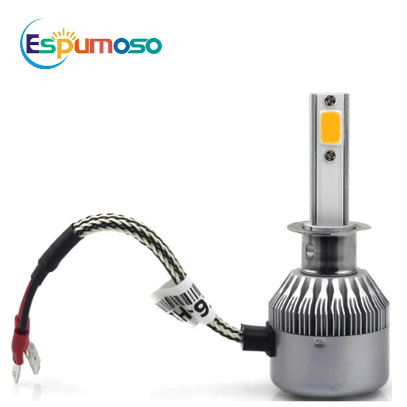 

C6 H1 H4 H3 LED Headlight 3000K Yellow H8 H10 H11 H7 9005 9006 HB3 HB4 5202 H13 Auto Motorcycle Fog Lamp Super Bright 72W 8000LM