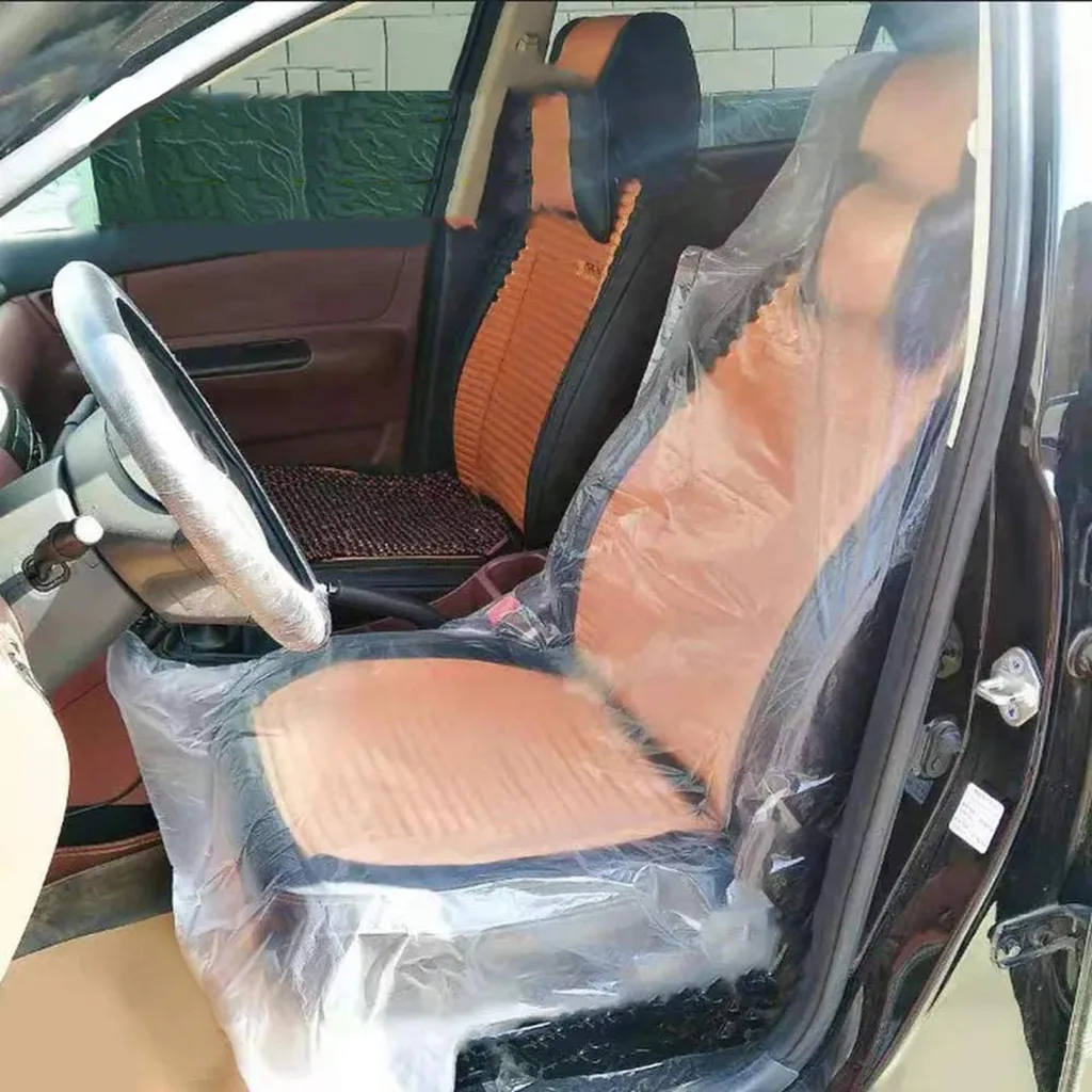 A100PC одноразовый чехол для автомобиля пластиковый сиденья рулевого колеса рычаг