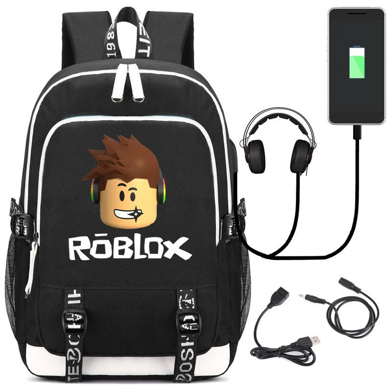 Рюкзаки Roblox для школы многофункциональные рюкзаки с usb зарядкой мальчиков