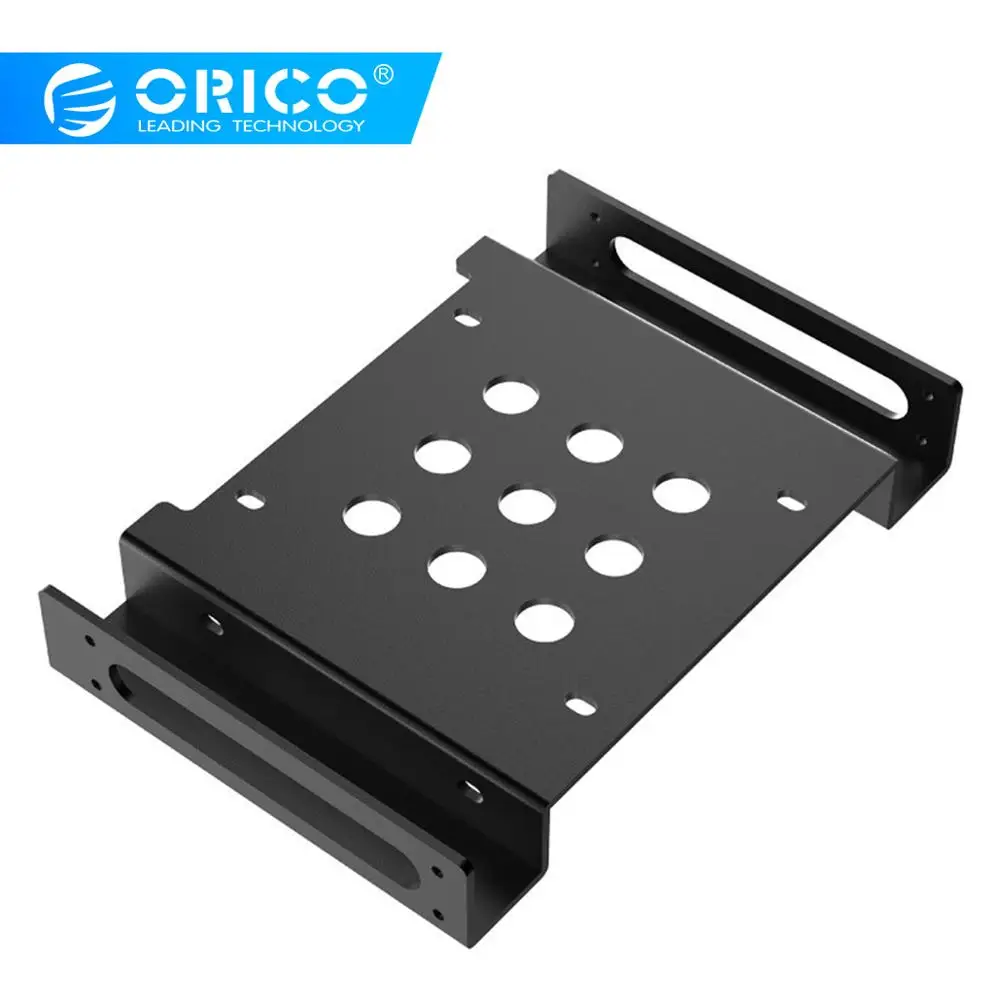 ORICO алюминиевый 5,25 дюймов до 2,5 или 3,5 дюймов жесткий диск HDD SSD конвертер адаптер Монтажный кронштейн жесткий диск клетка