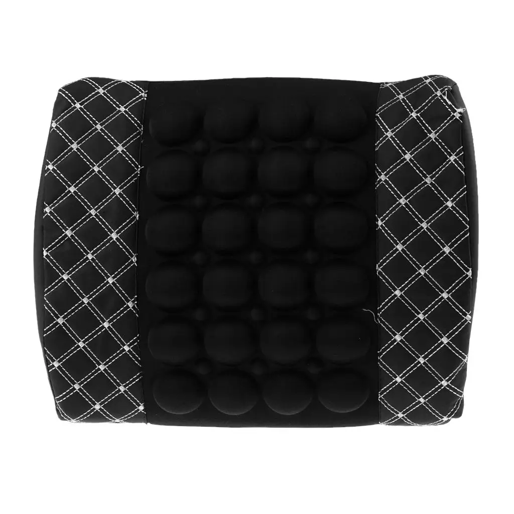 

Lumbar Back Massage Holder Support 12V Car Seat Chair Cushion Office
