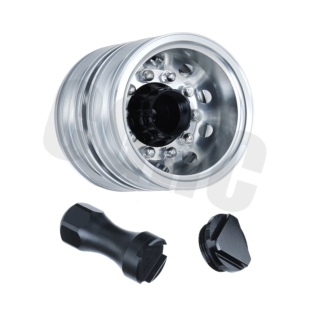 2 шт. высокое качество CNC металлический сплав передний задний обод ступицы колеса