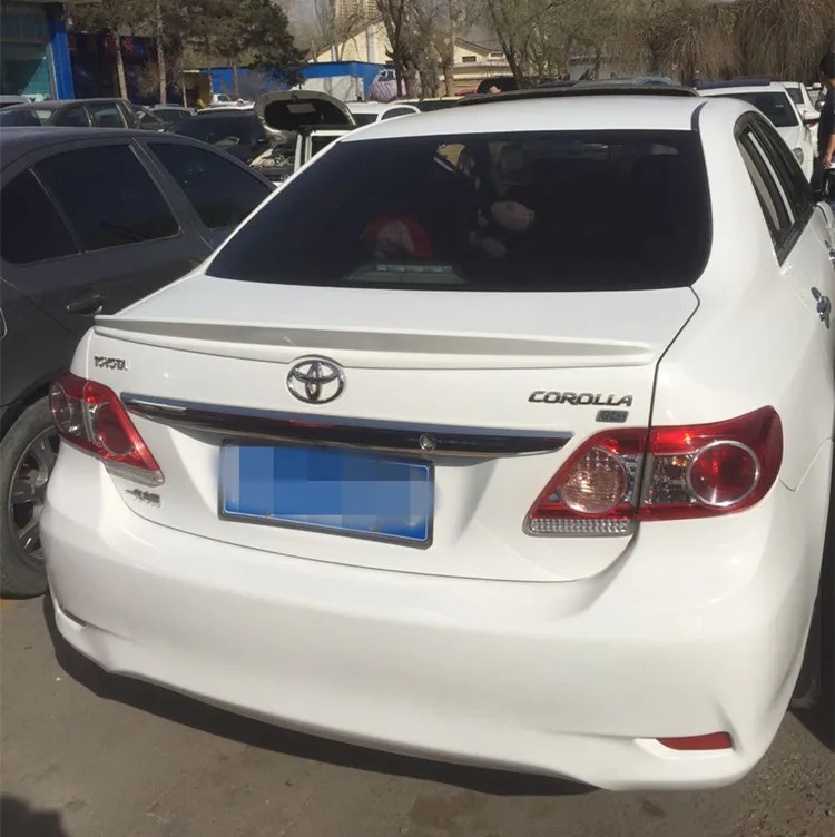 Спойлер для Toyota Corolla 2007/08/09/10/11/2013 высокое качество ABS материал заднее крыло