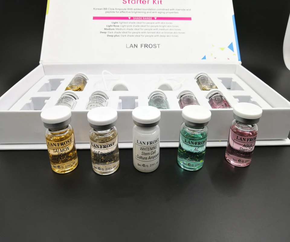 Бренд Derma White Booster BB сыворотка свечение микс стартовый набор с добавкой основы ниациamдля эффективного осветления против старения bb