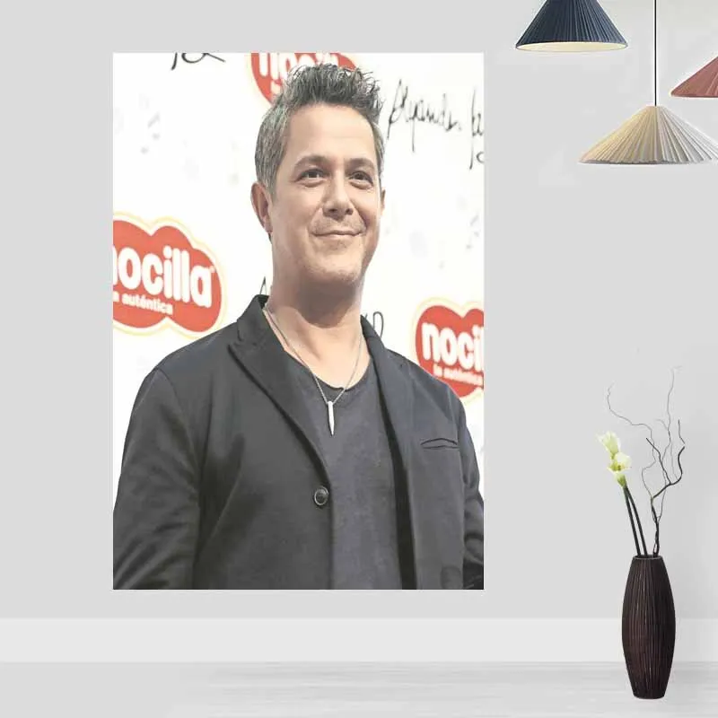 Новый Alejandro Sanz плакат Обычная сатиновая печати плакатов ткань постер на стену из