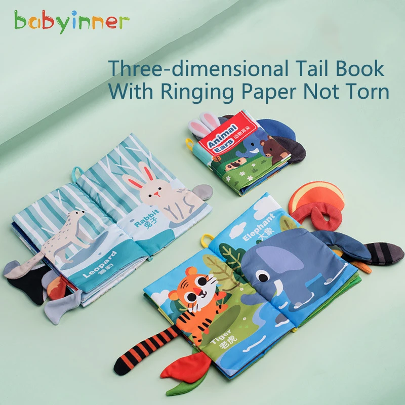 Детская Водонепроницаемая тканевая записная книжка с 3D изображением хвоста для