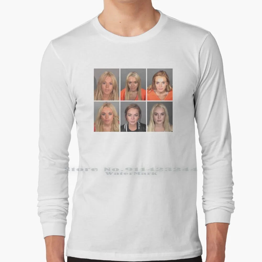 Дизайнерская футболка Линдси лохань Знаменитости креативный трендовый