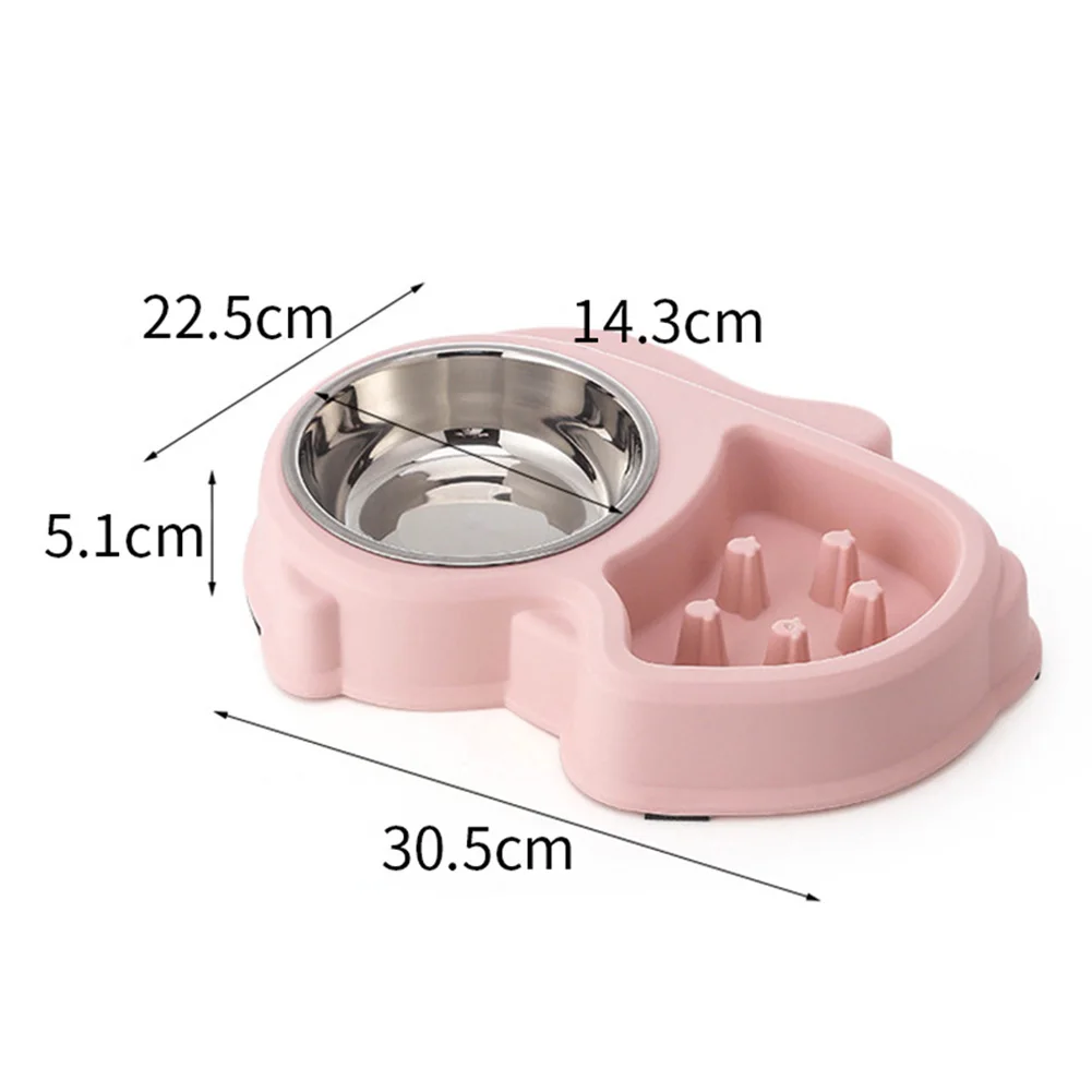 

Water Cat Dog Feeding Bowls Kitten Drinking Bowl Stainless Steel Water Dispenser Cat Dog Pet Food Feeder Non-slip Drinking Bowl